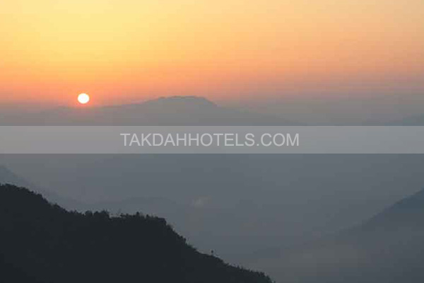 Sunrise from Takdah Villa